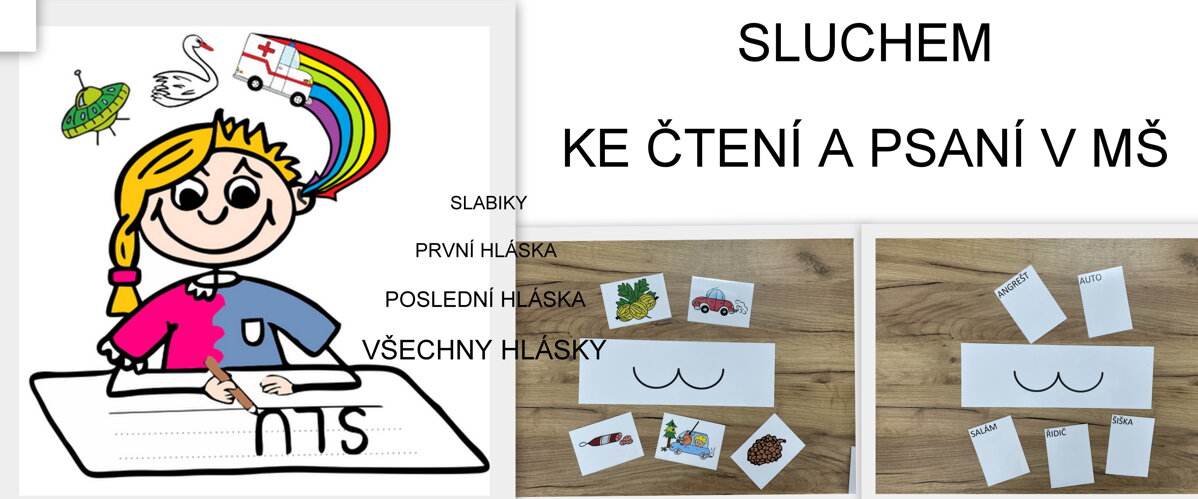 SLUCHEM KE ČTENÍ A PSANÍ