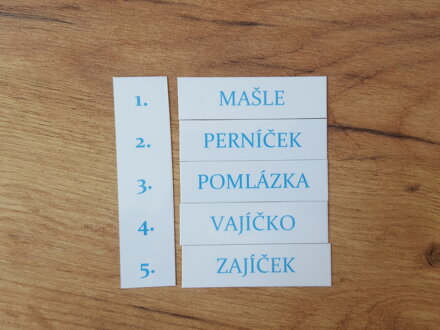Žebříčky abecedy