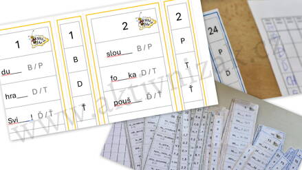 PÁROVÉ SOUHLÁSKY - LEVELKY