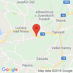 Google map: Hlavní 1161, Smržovka